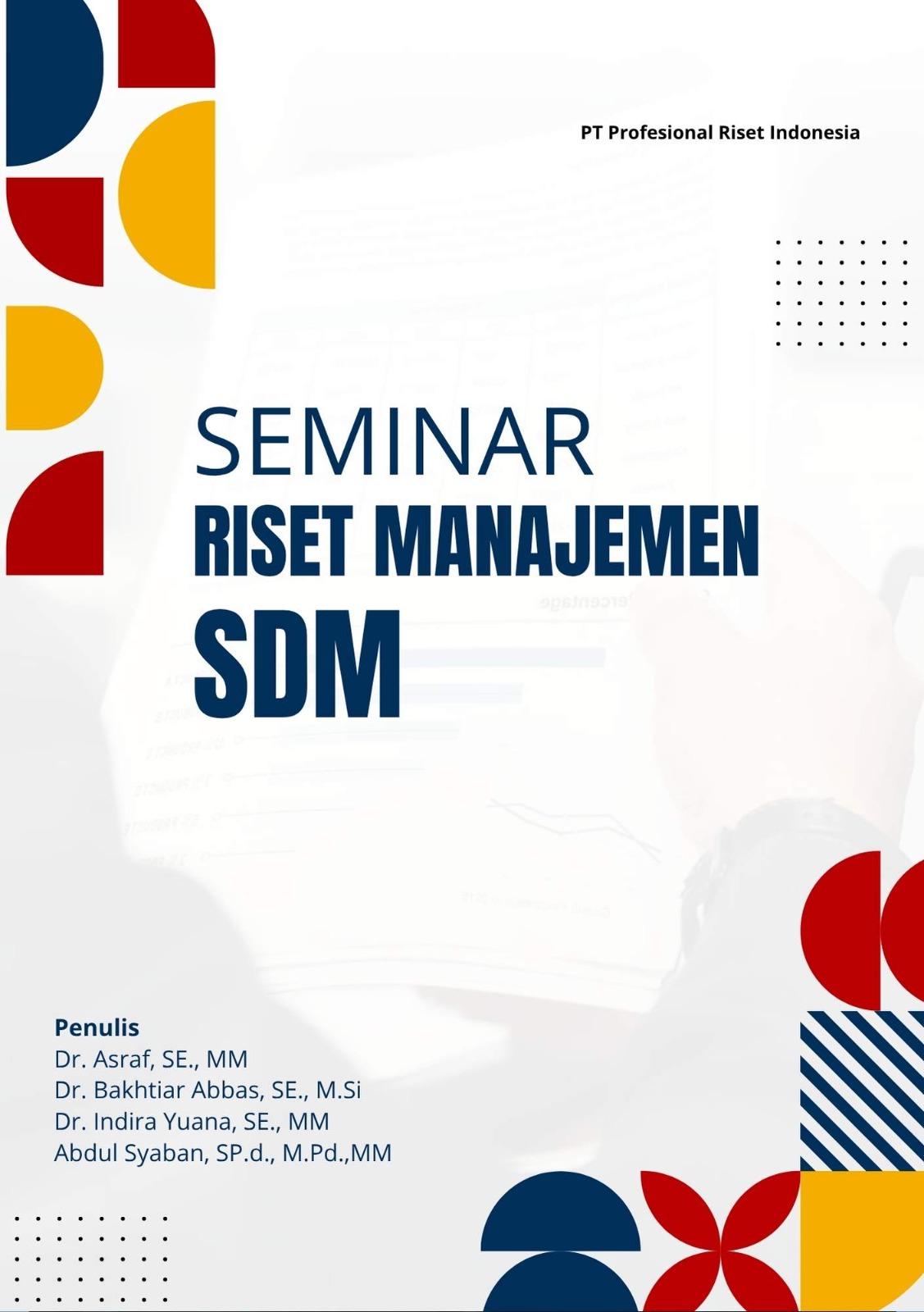 SEMINAR DAN RISET MANAJAMEN SUMBER DAYA MANUSIA